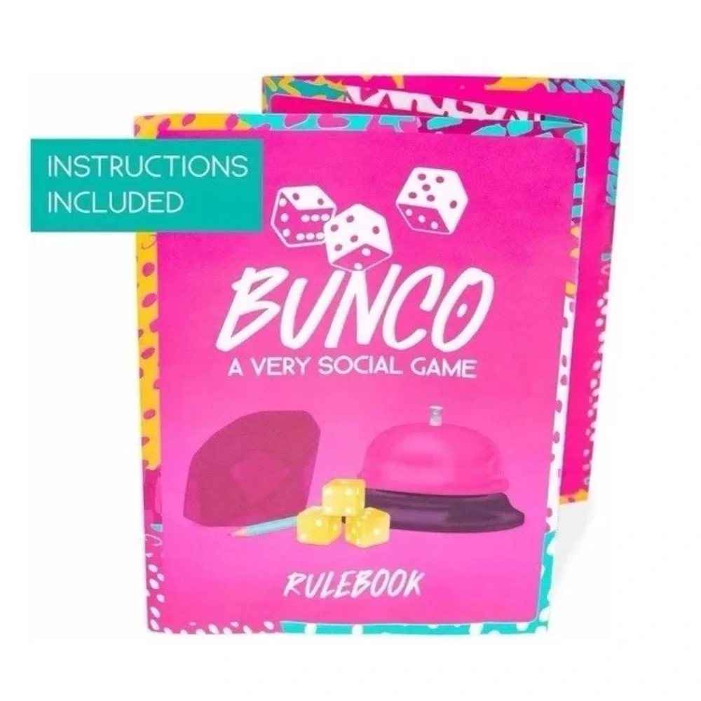 Bunco Party Supplies Family Game Night Board Games for Adults and Teens Fun Game